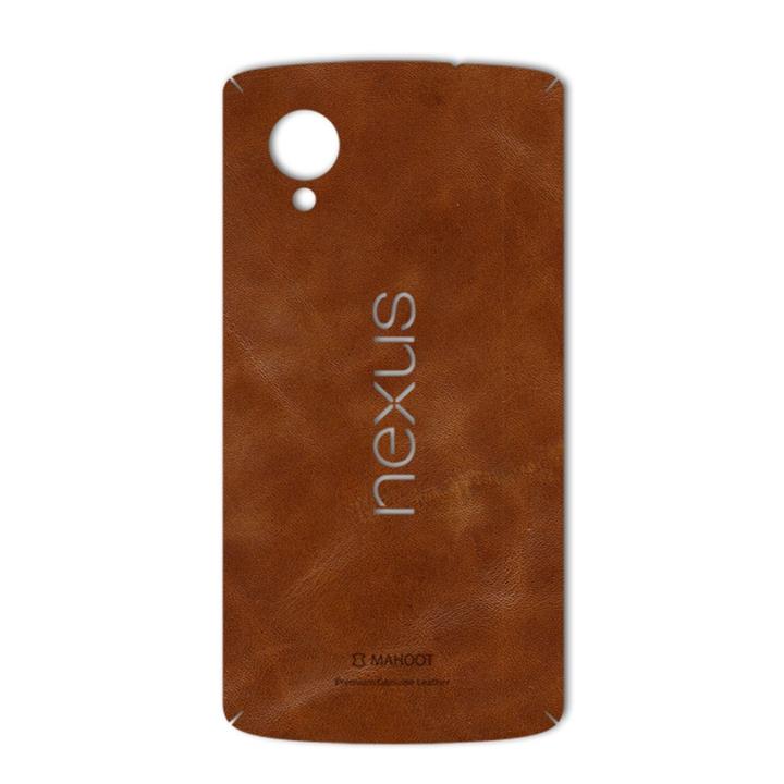 برچسب تزئینی ماهوت مدل Buffalo Leather مناسب برای گوشی Google Nexus 5 MAHOOT Buffalo Leather Special Sticker for Google Nexus 5